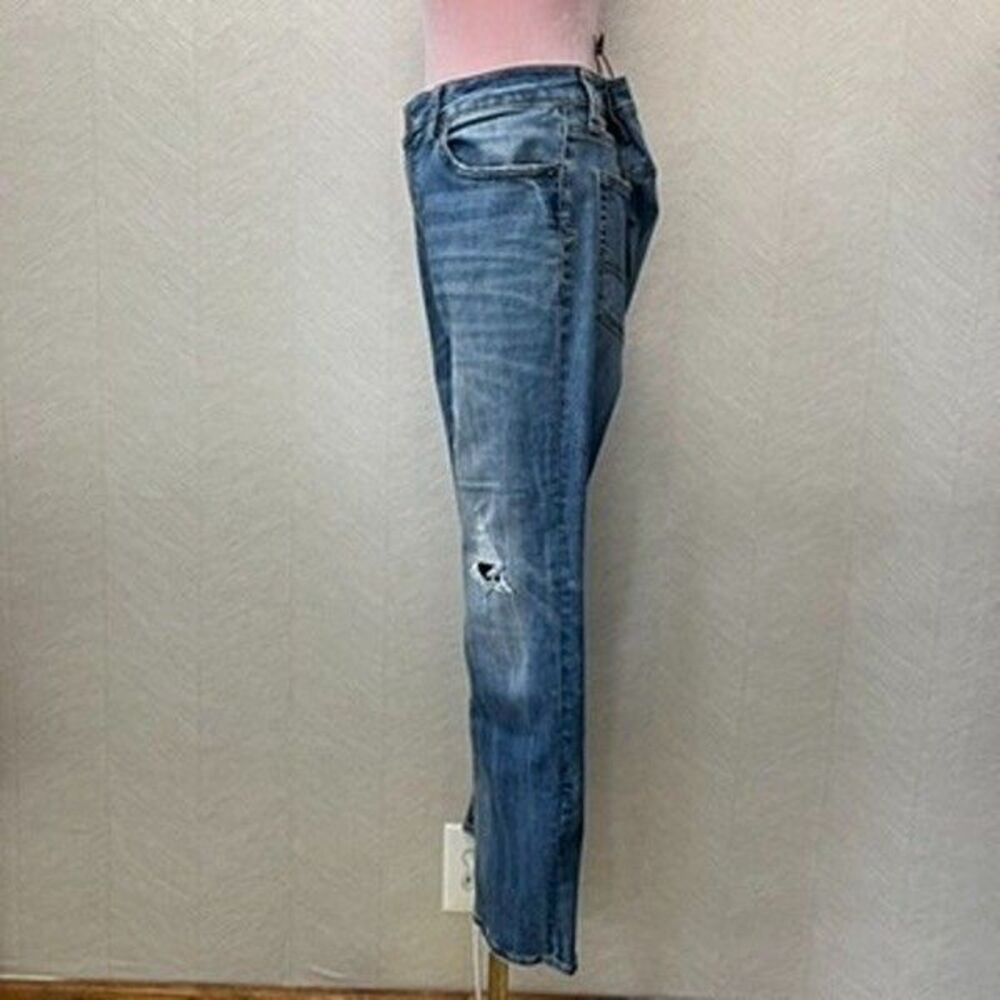 American Eagle Slim Fit Blue Denim Extreme Flex 4 Straight Leg Jeans Mens 32x32 - Picture 2 of 16